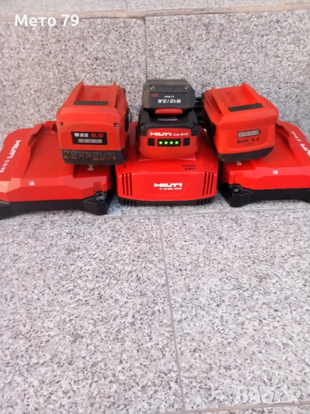 Hilti Батери и Зарядно Nuron , снимка 1