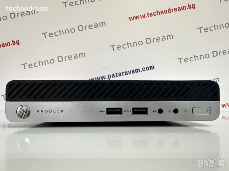 Мини компютър HP ProDesk 400 G4-Intel Core i3-8100T/ 16GB RAM / 512GB SSD, снимка 1