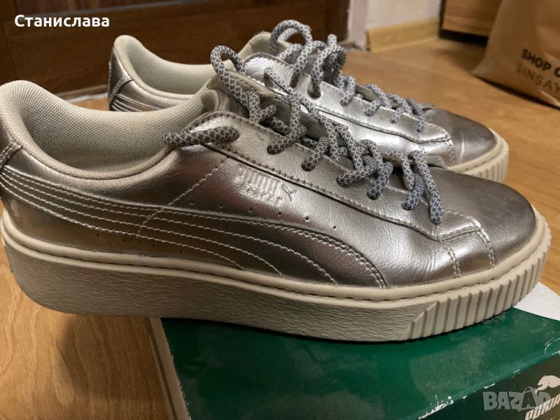 Puma basket platform 38.5 естествена кожа, снимка 1