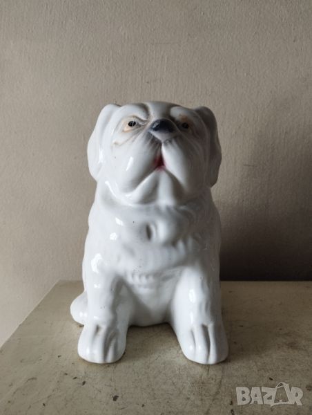 Порцеланова статуетка куче, снимка 1