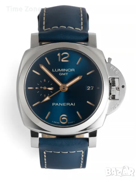 Panerai Luminor 1950 3 Days GMT 44mm Steel Blue Dial Automatic Различни Варианти, снимка 1