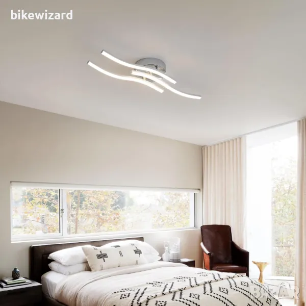 Красива LED таванна лампа, 18W 2000LM 4000K НОВА, снимка 1