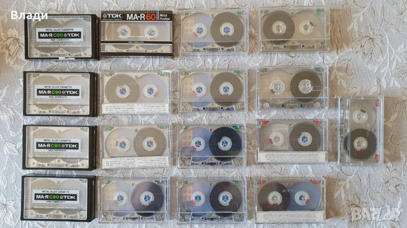 Нови аудио касети TDK MA-R, Sony, BASF, Fuji, Maxell, Philips, снимка 1