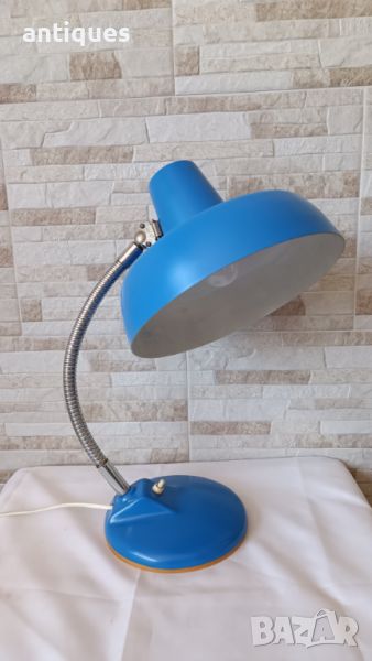 Метална унгарска лампа за бюро №25- VAS -FEMIPARI SZ.SZARVAS - Антика, снимка 1