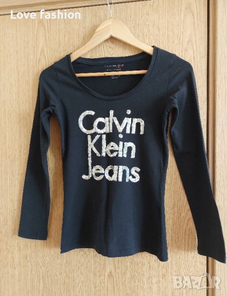 Оригинална черна блуза Calvin Klein Jeans , снимка 1