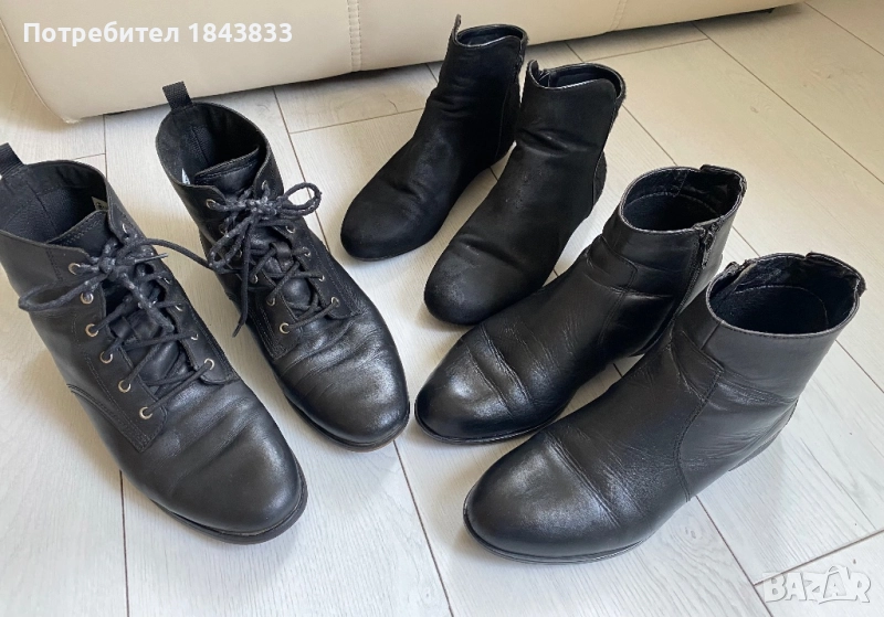 Timberland Дамски боти естествена кожа, снимка 1