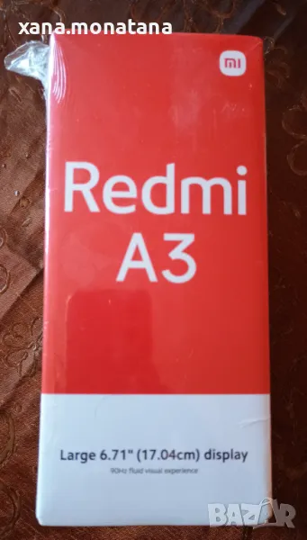 Redmi A3 64GB/3GB с безжични слушалки , снимка 1