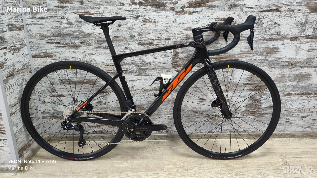 DEMO карбонов шосеен велосипед KTM Revelator Alto Elite Disc 105 Di2 Mavic | 52, снимка 1
