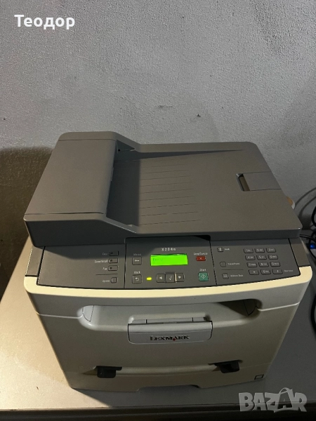 Лазерен принтер Lexmark X204n мрежов, снимка 1