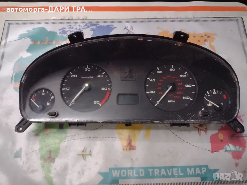 Табло уредно (километраж)за Пежо 406  дизел, снимка 1