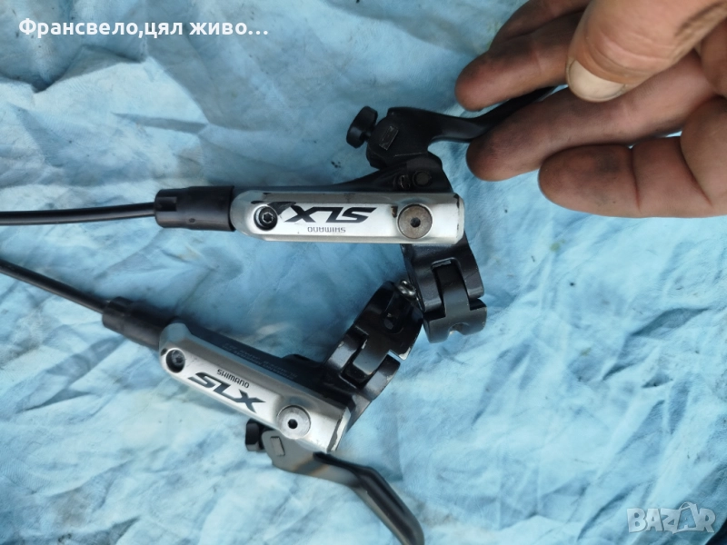 Хидравлични спирачки за велосипед колело Shimano deore slx bl m 675 , снимка 1
