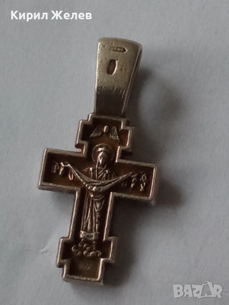 Стар сребърен кръст 43811, снимка 1