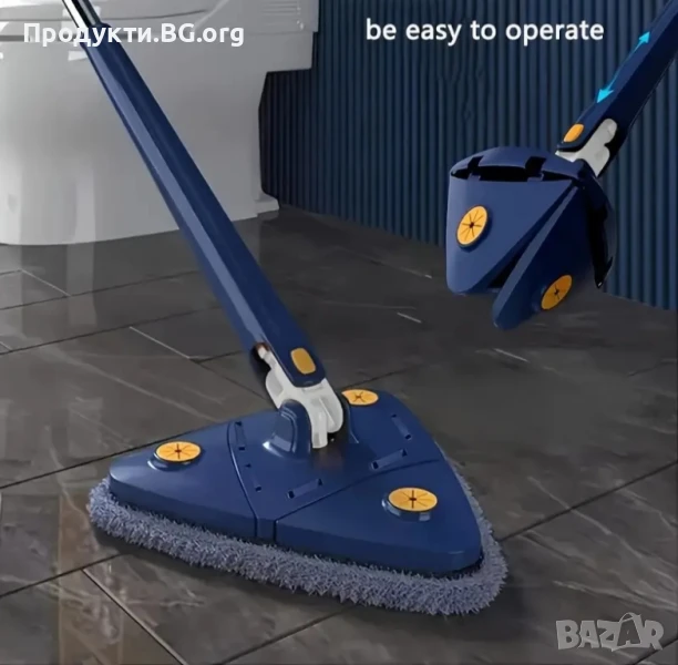360° Въртяща се Мопа – За Лесно и Ефективно Почистване Навсякъде

, снимка 1