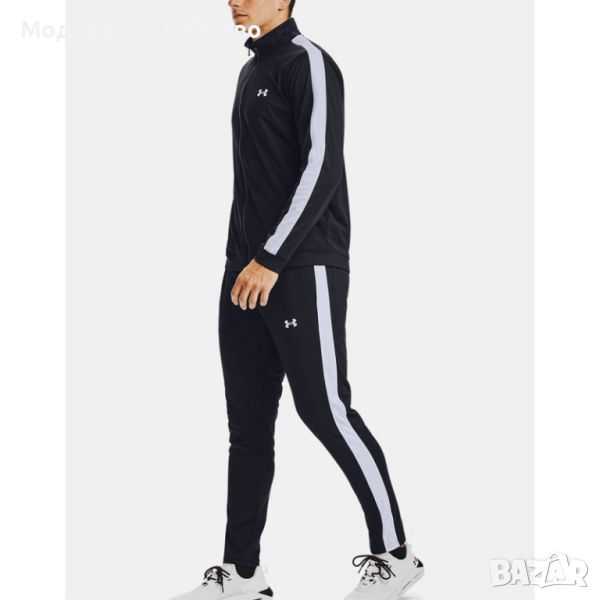 Мъжки спортен екип under armour knit track suit black, снимка 1