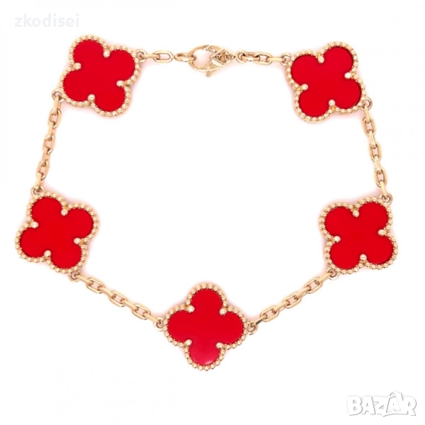 Златна дамска гривна Cleef 9,04гр. 18,0см. 14кр. проба:585 модел:32164-1, снимка 1