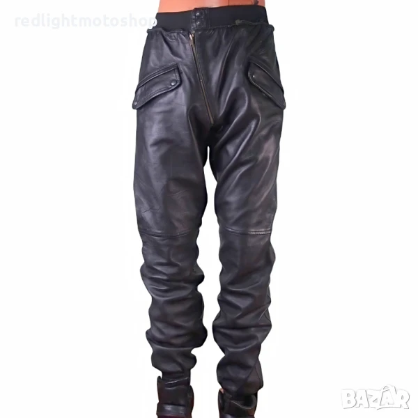 🧥 4994 – Мъжки кожен панталон – 💵 60 лв, снимка 1