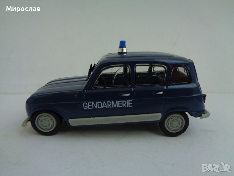  1:43 NOREV RENAULT R4 POLICE ПОЛИЦИЯ ИГРАЧКА КОЛИЧКА МОДЕЛ, снимка 1