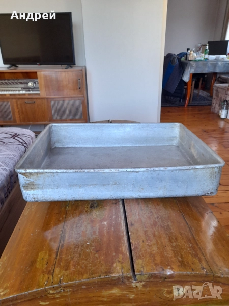 Стара алуминиева тава,тепсия #18, снимка 1