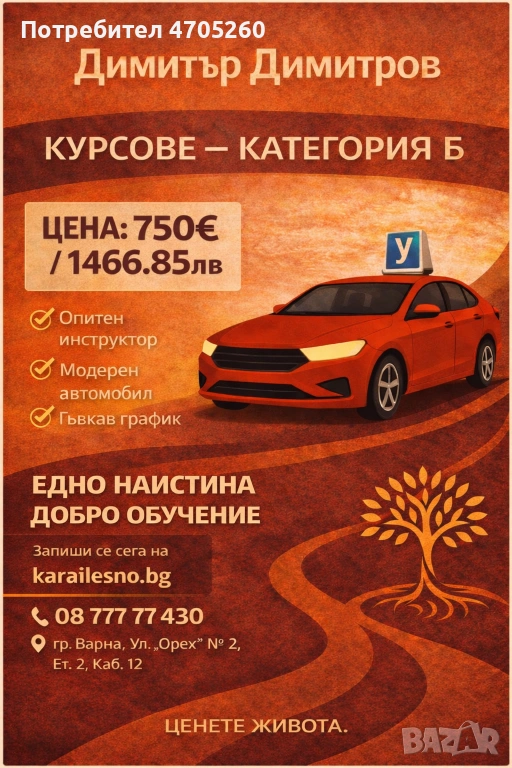 Шофьорски курсове категория B, снимка 1