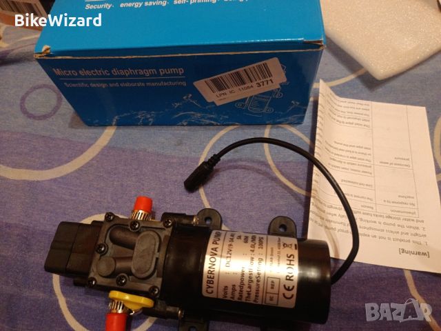 CYBERNOVA DC12V 100PSI 4.0L m диафрагмена помпа НОВА, снимка 5 - Градинска техника - 46401804