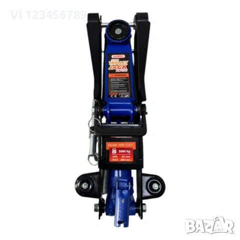 Нископрофилен Крик 3 тона 85 – 380мм С ВЪРТЯЩА ДРЪЖКА И ЗАЩИТА HAWEK HW-1141 Крокодил, снимка 3 - Аксесоари и консумативи - 53832951