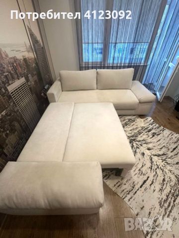 Ъглов разтегателен диван, снимка 4 - Дивани и мека мебел - 46104911
