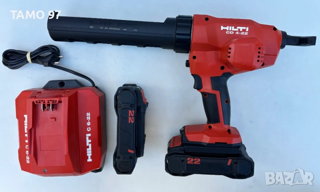 Hilti CD 4-22 - Акумулаторен пистолет за силикон неразличим от нов!