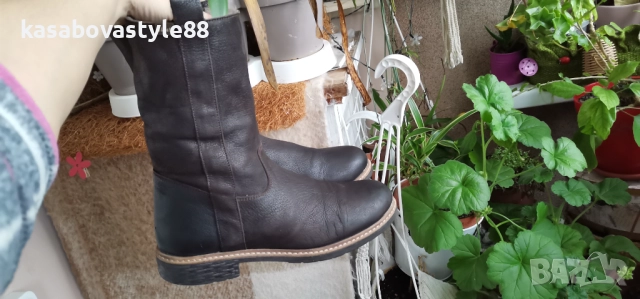 Ботуши Clic! Естествена кожа , снимка 12 - Дамски ботуши - 52877035