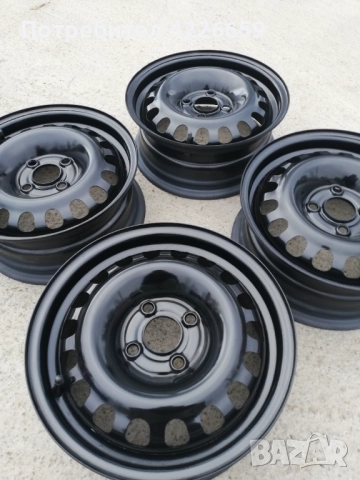 Железни джанти 14' 4х100 ет40, снимка 5 - Гуми и джанти - 52518978