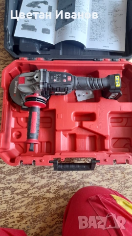 Акумолаторен Ъглошлайф Parkside Performance E6 - 20v, снимка 5 - Ъглошлайфи - 53238856