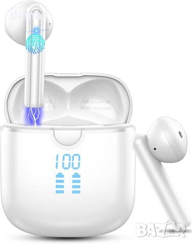 Безжични слушалки с Bluetooth 5.3 двоен микрофон, LED дисплей, IT108, снимка 1 - Безжични слушалки - 45402636