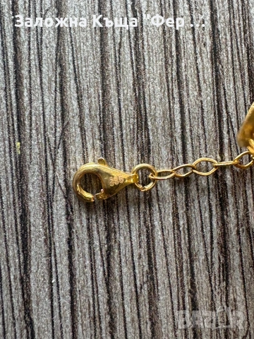 Златна гривна 14кт, снимка 6 - Гривни - 53430481