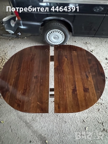 Дървена разтегателна маса , снимка 2 - Антикварни и старинни предмети - 52291279