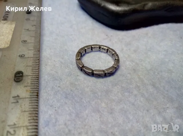 СТАР СТИЛНО ОРНАМЕНТИРАН СРЕБЪРЕН ПРЪСТЕН Тип ХАЛКА ОКСИДИРАНО СРЕБРО 925 ПРОБА 36978