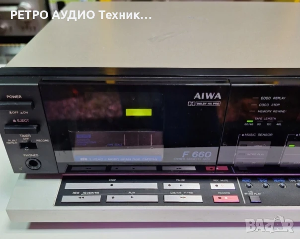 3 head касетен дек -  легендарното "пиано" на Aiwa, mod. F660

, снимка 7 - Декове - 50469021