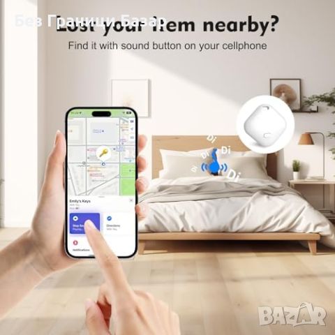 Ново Bluetooth Устройство за Намиране, Smart Тракер за Домашни Любимци, Съвместим с iOS, снимка 4 - Друга електроника - 46445736