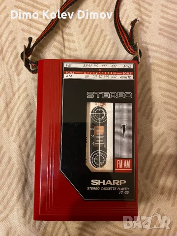 SHARP JC 25E(R) Walkman Red с Радио. Mega Rare!