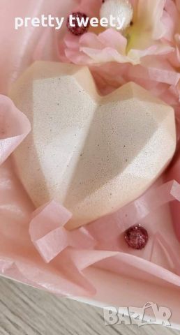 Ароматни сапуни "Любов" във формата на сърце, снимка 3 - Колиета, медальони, синджири - 45887552