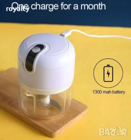 Мини чопър за чесън и подправки 250мл., снимка 6 - Друга електроника - 52198200