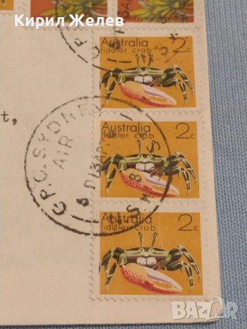 Стар пощенски плик с марки и печати Сидни Австралия за КОЛЕКЦИЯ ДЕКОРАЦИЯ 46062, снимка 4 - Филателия - 46280367