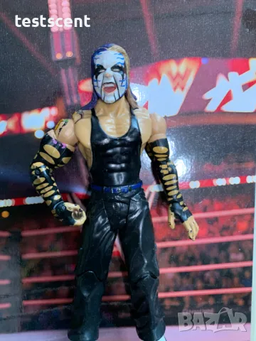 Екшън фигура WWE Jeff Hardy Ruthless Aggression Джеф Харди играчка Jakks Pacific White face paint, снимка 8 - Фигурки - 49511597