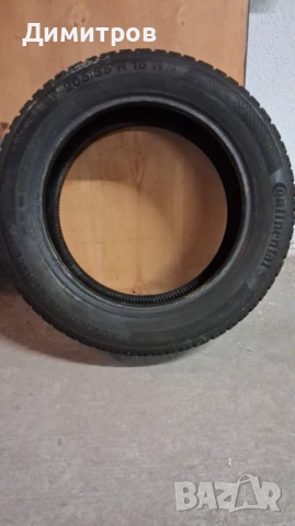 4 бр.Зимни гуми 205/55/16 continental , снимка 4 - Гуми и джанти - 51516818