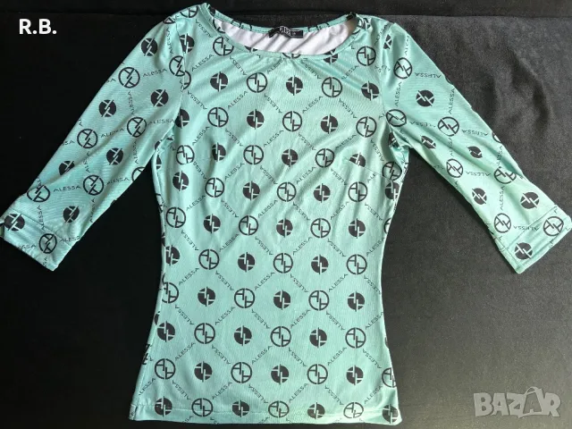 Alessa Religion Блузка - Мента, XS размер, снимка 6 - Корсети, бюстиета, топове - 49147556