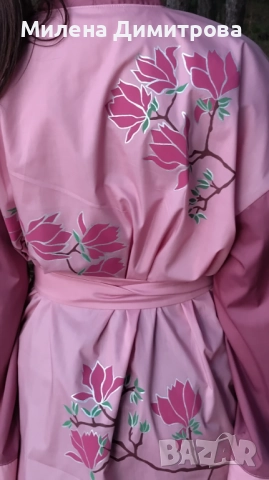 Ръчно рисувани кимона от поплин , снимка 15 - Сака - 48880401