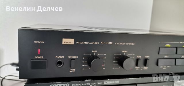 Стерео усилвател Sansui AU-G11X, снимка 2 - Ресийвъри, усилватели, смесителни пултове - 46166505