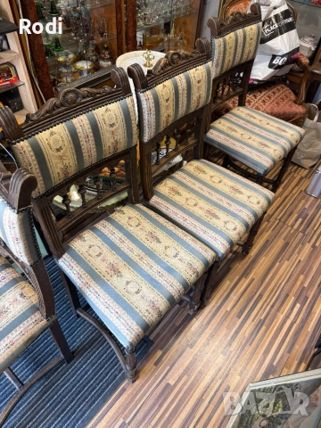 красив ретро комплект от 6 баварски стола