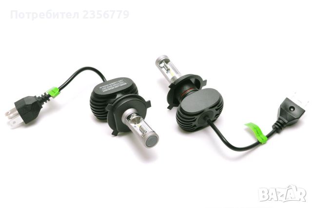 LED крушки за фарове H4, снимка 1 - Аксесоари и консумативи - 45649104