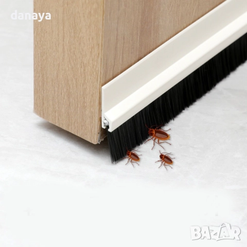 4347 Самозалепващ се оплътнител за под врата тип четка