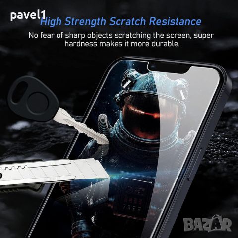 Blukar 3бр. протектори за iPhone 14/13/13 Pro 6,1 инч Screen Protector