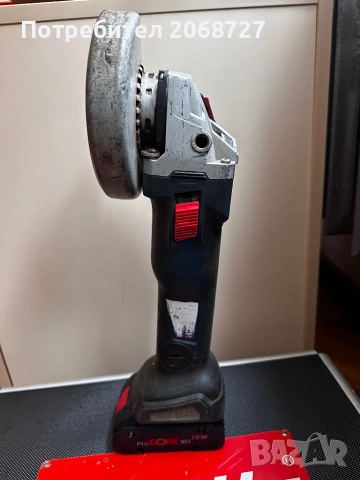 Bosch GWS 18v-125SC Акумулаторен ъглошлайф, снимка 2 - Други инструменти - 53999881
